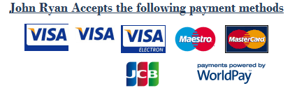 John Ryan Contemporary Payment methods